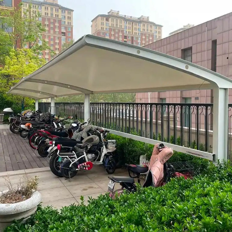 浑源县膜结构电动车棚